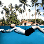 Professsional Sports Athletes in luxury villa relaxing