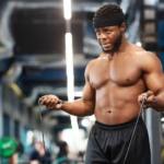 Sport Athlete training session at the gym